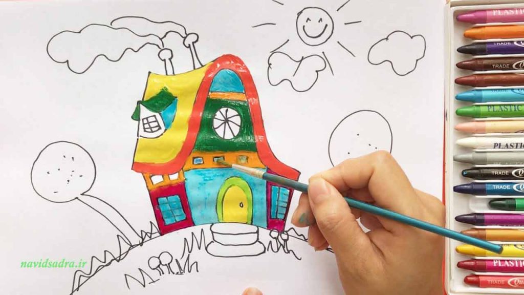 الویت رنگ ها در نقاشی کودکان
